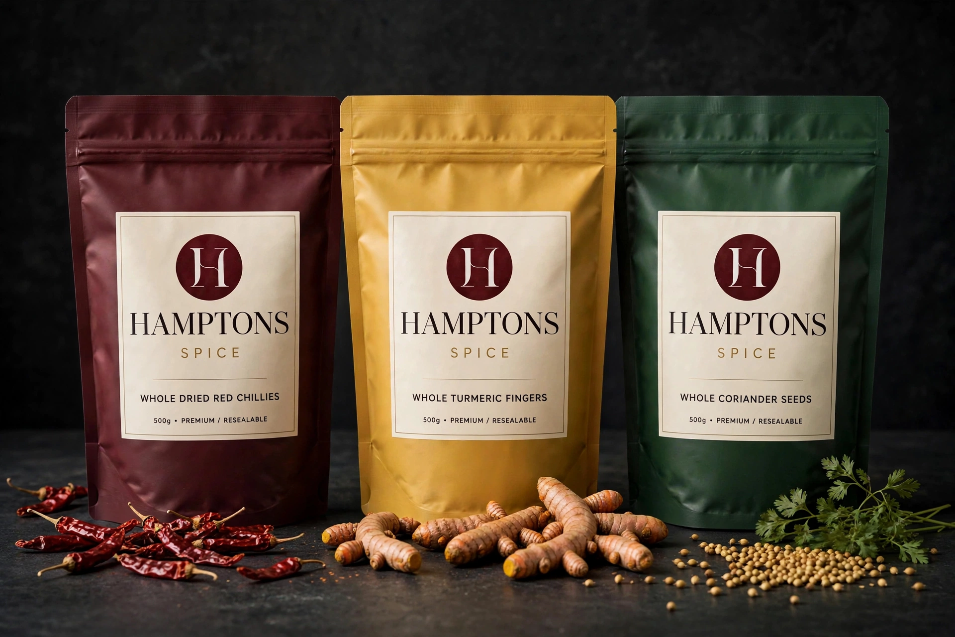 Hamptons Spice whole spice bottle range