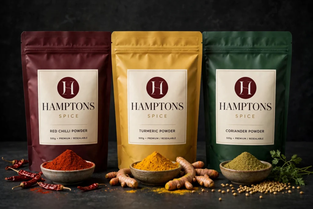 Hamptons Spice powder pouches