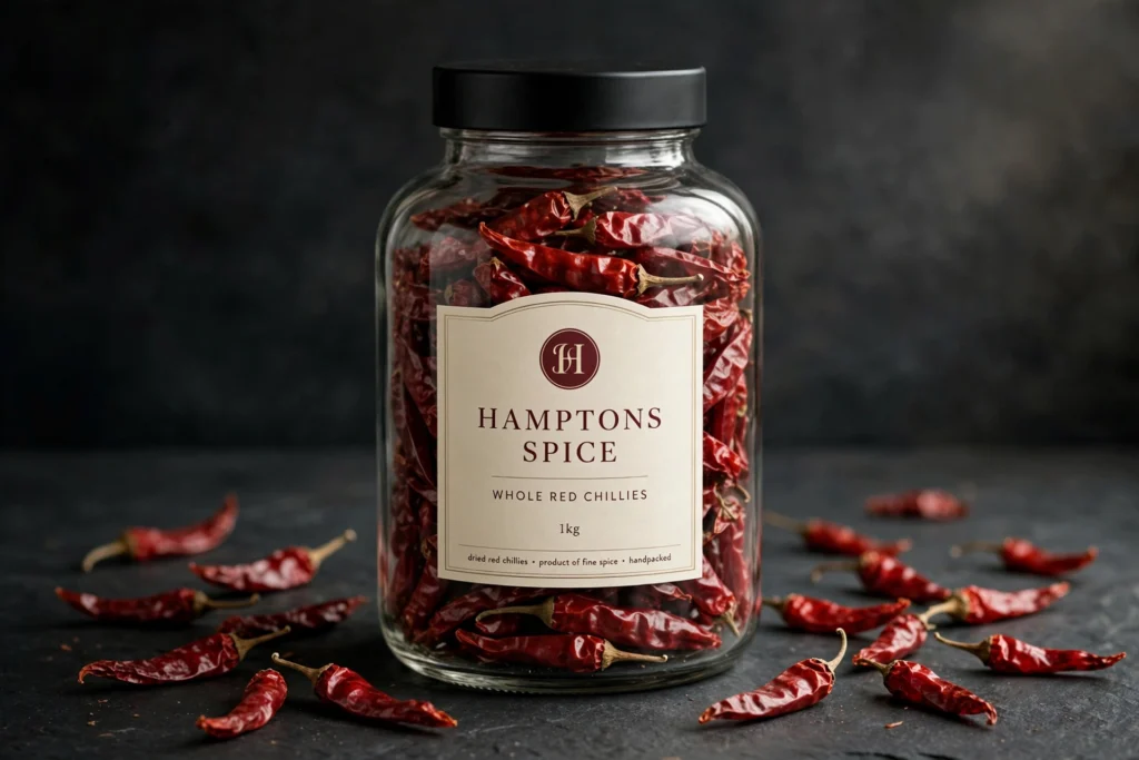 Whole Red Chillies — 1kg