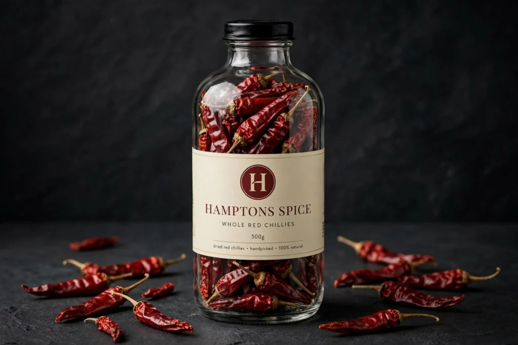 Whole Red Chillies — 500g